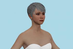 DBH Kara Detroit, DBH, Become-Human, ai, female, girl, woman, people, xna, characters, animated